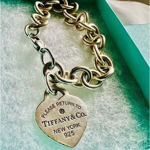 Tiffany @ Co. 925 Heart Bracelet